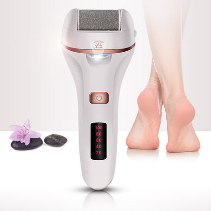 Electric Foot File Rechargeable Callus Hard Skin Remover Feet Pedicure 2 Speeds