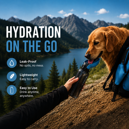 Pawtrek™ - Portable Dog Water Bottle 2.0